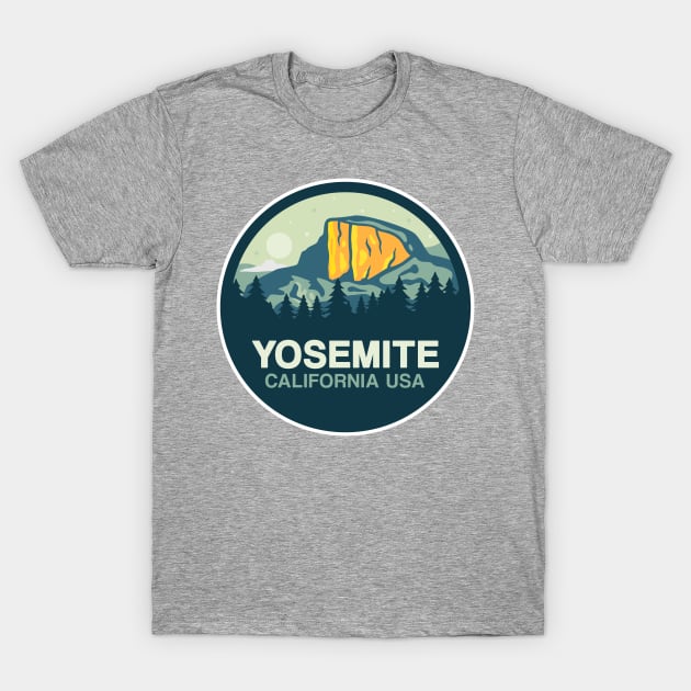 Yosemite National Park T-Shirt by PaletteDesigns